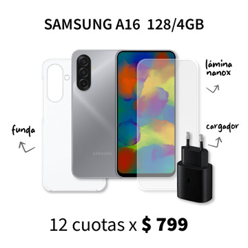 Imagen de Samsung A16 de 128/4GB + Accesorios