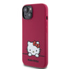 Imagen de FUNDA HELLO KITTY IPHONE 15 SILICON RED 7378