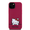 Imagen de FUNDA HELLO KITTY IPHONE 15 SILICON RED 7378