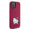 Imagen de FUNDA HELLO KITTY IPHONE 15 SILICON RED 7378