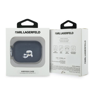 Imagen de KARL LAGERFELD AIRPODS PRO 3 BLACK 4628