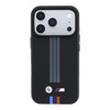 Imagen de FUNDA BMW IPHONE 18 PRO MAGSAFE  QUADRILLE KEVLAR TRICOLOR PRINT LINES BLACK 9638