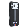 Imagen de FUNDA BMW IPHONE 18 PRO MAGSAFE  QUADRILLE KEVLAR TRICOLOR PRINT LINES BLACK 9638