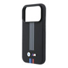 Imagen de FUNDA BMW IPHONE 18 PRO MAGSAFE  QUADRILLE KEVLAR TRICOLOR PRINT LINES BLACK 9638
