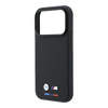Imagen de FUNDA BMW IPHONE 18 PRO MAGSAFE QUADRILLE KEVLAR W/ TRICOLOR & METAL LOGO BLACK  9034
