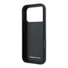 Imagen de FUNDA BMW IPHONE 18 PRO MAGSAFE QUADRILLE KEVLAR W/ TRICOLOR & METAL LOGO BLACK  9034