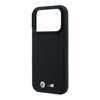 Imagen de FUNDA BMW IPHONE 18 PRO MAGSAFE QUADRILLE KEVLAR W/ METAL LOGO BLACK  8433