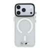 Imagen de FUNDA BMW IPHONE 18 PRO MAGSAFE FROSTED METAL LOGO & TRIMS TRANSPARENT 2592