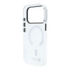 Imagen de FUNDA BMW IPHONE 18 PRO MAGSAFE FROSTED METAL LOGO & TRIMS TRANSPARENT 2592
