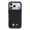 Imagen de FUNDA BMW IPHONE 18 PRO MAX MAGSAFE  QUADRILLE KEVLAR W/ TRICOLOR & METAL LOGO BLACK  9041