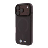 Imagen de FUNDA BMW IPHONE 18 PRO MAX MAGSAFE FROSTED METAL LOGO & TRIMS BORDEAUX  2486