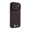 Imagen de FUNDA BMW IPHONE 18 PRO MAX MAGSAFE FROSTED METAL LOGO & TRIMS BORDEAUX  2486