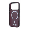 Imagen de FUNDA BMW IPHONE 18 PRO MAX MAGSAFE FROSTED METAL LOGO & TRIMS BORDEAUX  2486