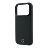 Imagen de FUNDA MERCEDES BENZ IPHONE 18 PRO MAGSAFE GRILL PATTERN AND CARD WALLET PU LEATHER BLACK 2302