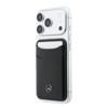 Imagen de FUNDA MERCEDES BENZ IPHONE 18 PRO MAGSAFE GRILL PATTERN AND CARD WALLET PU LEATHER BLACK 2302