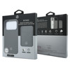 Imagen de FUNDA MERCEDES BENZ IPHONE 18 PRO MAGSAFE GRILL PATTERN AND CARD WALLET PU LEATHER BLACK 2302