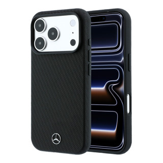Imagen de FUNDA MERCEDES BENZ IPHONE 18 PRO MAX MAGSAFE GRILL PATTERN AND CARD WALLET PU LEATHER BLACK 2319