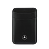 Imagen de FUNDA MERCEDES BENZ IPHONE 18 PRO MAX MAGSAFE GRILL PATTERN AND CARD WALLET PU LEATHER BLACK 2319