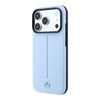 Imagen de FUNDA MERCEDES BENZ IPHONE 18 PRO MAGSAFE PU LEATHER SEMI WRAP W/ ICONIC LINE LIGHT BLUE 1541