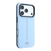 Imagen de FUNDA MERCEDES BENZ IPHONE 18 PRO MAGSAFE PU LEATHER SEMI WRAP W/ ICONIC LINE LIGHT BLUE 1541