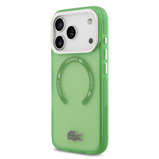 Imagen de FUNDA LACOSTE IPHONE 18 PRO MAGSAFE SHOCKPROOF TRANSPARENT FROSTED GREEN 4785
