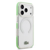Imagen de FUNDA LACOSTE IPHONE 18 PRO MAGSAFE SHOCKPROOF TRANSPARENT CLEAR/GREEN 4747