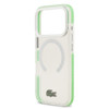 Imagen de FUNDA LACOSTE IPHONE 18 PRO MAGSAFE SHOCKPROOF TRANSPARENT CLEAR/GREEN 4747