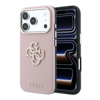Imagen de FUNDA GUESS PARA IPHONE 18 PRO BIG RESIN LOGO NEGRO 4900