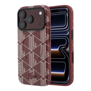 Imagen de FUNDA LACOSTE IPHONE 18 PRO MAX MAGSAFE EMBOSSED BURGUNDY 5793