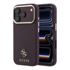 Imagen de FUNDA GUESS IPHONE 18 PRO MAGSAFE SAFFIANO SMALL 4G CLASSIC BURGUNDY 2661