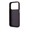 Imagen de FUNDA GUESS IPHONE 18 PRO MAGSAFE SAFFIANO HS PEONY & RING BURGUNDY 4429