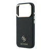 Imagen de FUNDA GUESS IPHONE 18 PRO MAX MAGSAFE SAFFIANO SMALL 4G CLASSIC BLACK 2753