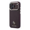 Imagen de FUNDA GUESS IPHONE 18 PRO MAX MAGSAFE SAFFIANO SMALL 4G AND CLASSIC BURGUNDY 2678