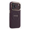 Imagen de FUNDA GUESS IPHONE 18 PRO MAX MAGSAFE SAFFIANO PEONY & RING BURGUNDY 4436