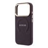 Imagen de FUNDA GUESS IPHONE 18 PRO MAX MAGSAFE SAFFIANO PEONY & RING BURGUNDY 4436