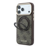 Imagen de FUNDA GUESS IPHONE 18 PRO MAX MAGSAFE RING STAND 360 4G CLASSIC LOGO BROWN 4597