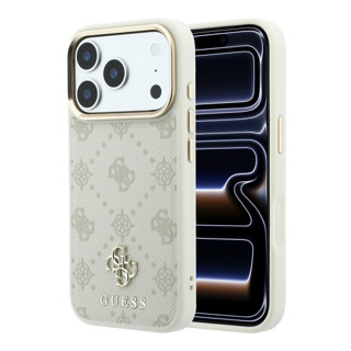 Imagen de FUNDA GUESS IPHONE 18 PRO MAX MAGSAFE PEONY 4G SMALL LOGO BEIGE 4238