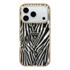 Imagen de FUNDA GUESS IPHONE 18 PRO MAX MAGSAFE ZEBRA GLITTER TRIANGLE LOGO GOLD 5273