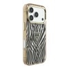 Imagen de FUNDA GUESS IPHONE 18 PRO MAX MAGSAFE ZEBRA GLITTER TRIANGLE LOGO GOLD 5273