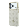 Imagen de FUNDA GUESS IPHONE 18 PRO MAGSAFE PEONY 4G SMALL LOGO BEIGE 4221