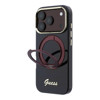 Imagen de FUNDA GUESS IPHONE 18 PRO MAGSAFE IML RING STAND 360 SCRIPT METAL LOGO BURGUNDY 5549